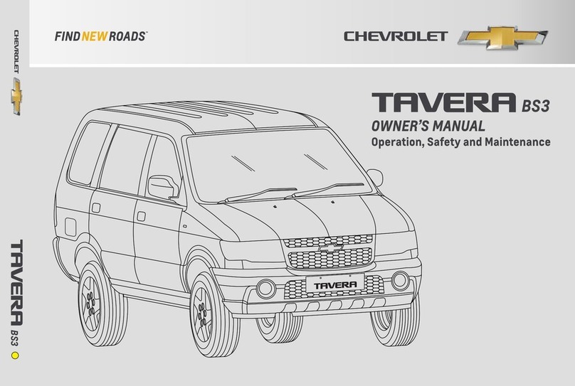 Chevrolet Tavera BS3 User manual