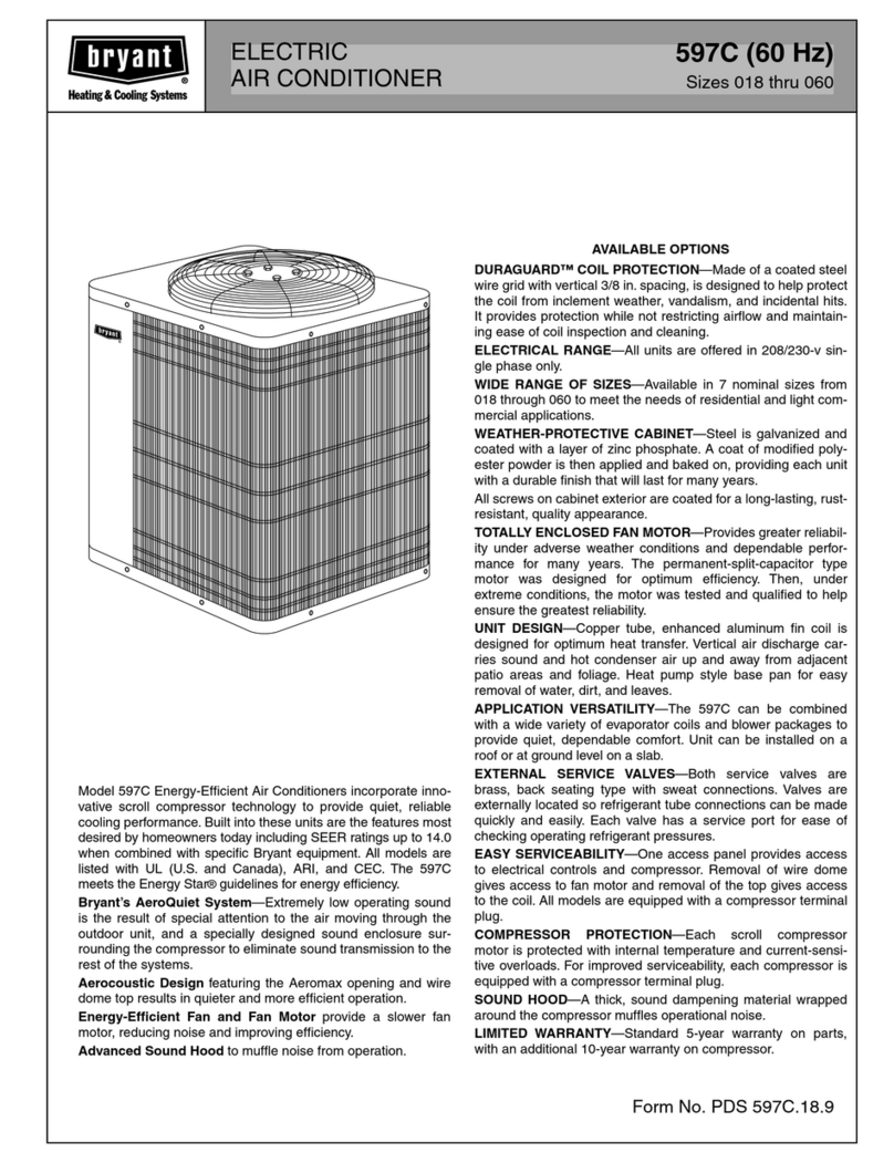 Bryant 597 User manual