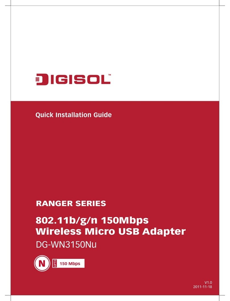 Digisol DG-WN3150Nu Quick instruction guide