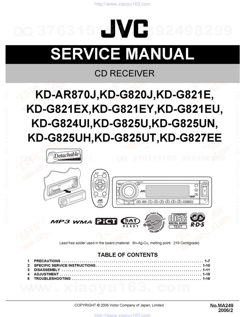 JVC KD-AR870J User manual JVC KD-AR870J User manual