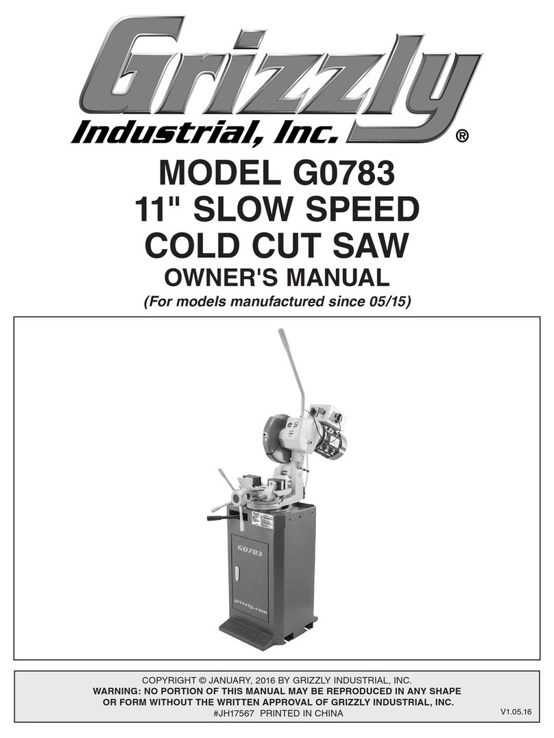 Grizzly G0783 User manual