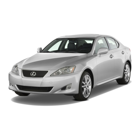 Lexus 2008 IS250 owner's manual