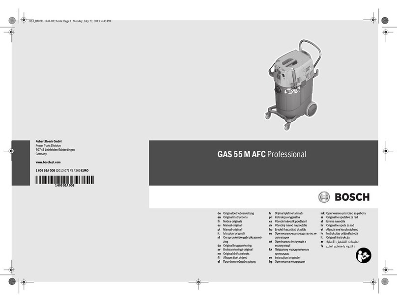 Bosch GAS 55 M AFC Professional User manual