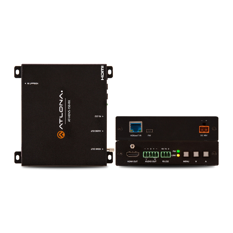 Atlona AT-HDVS-150-RX User manual