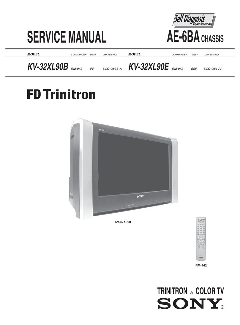 Sony Trinitron KV-32XL90B User manual