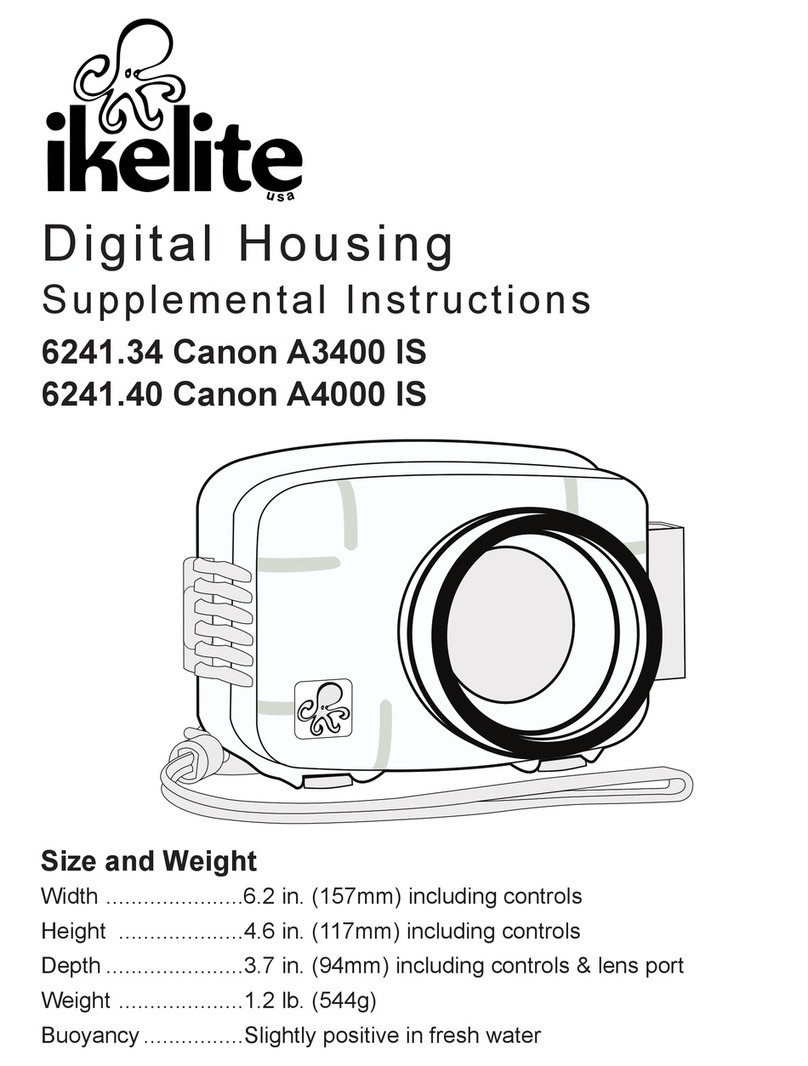 Ikelite 6241.34 Canon A3400 IS Owner's manual Ikelite 6241.34 Canon A3400 IS Owner's manual