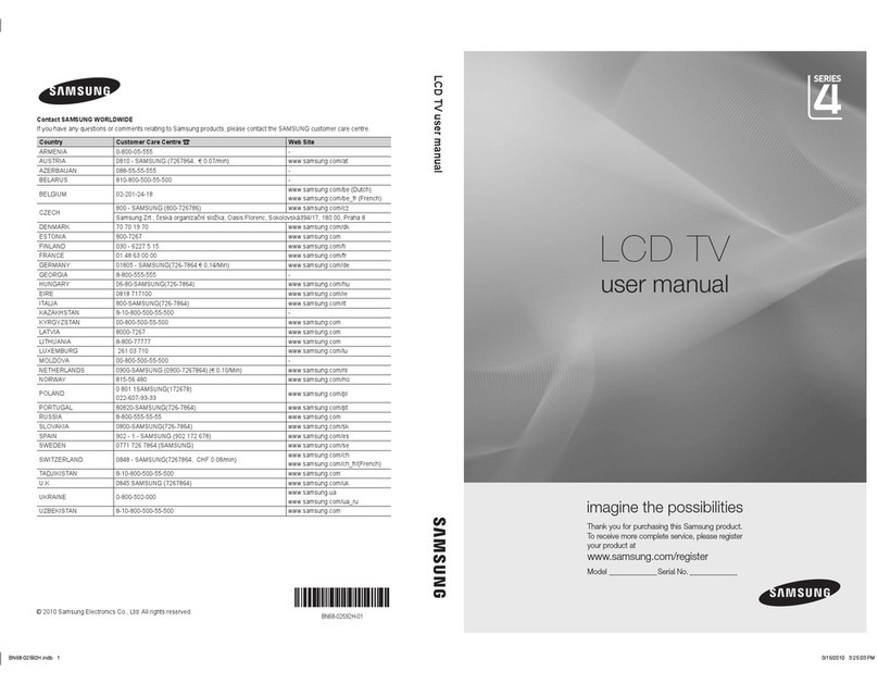 Samsung Series 4+ User manual