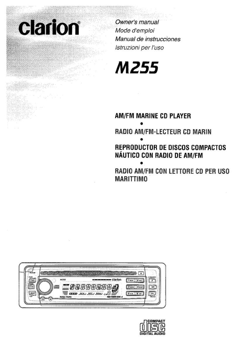 Clarion MZ55 User manual