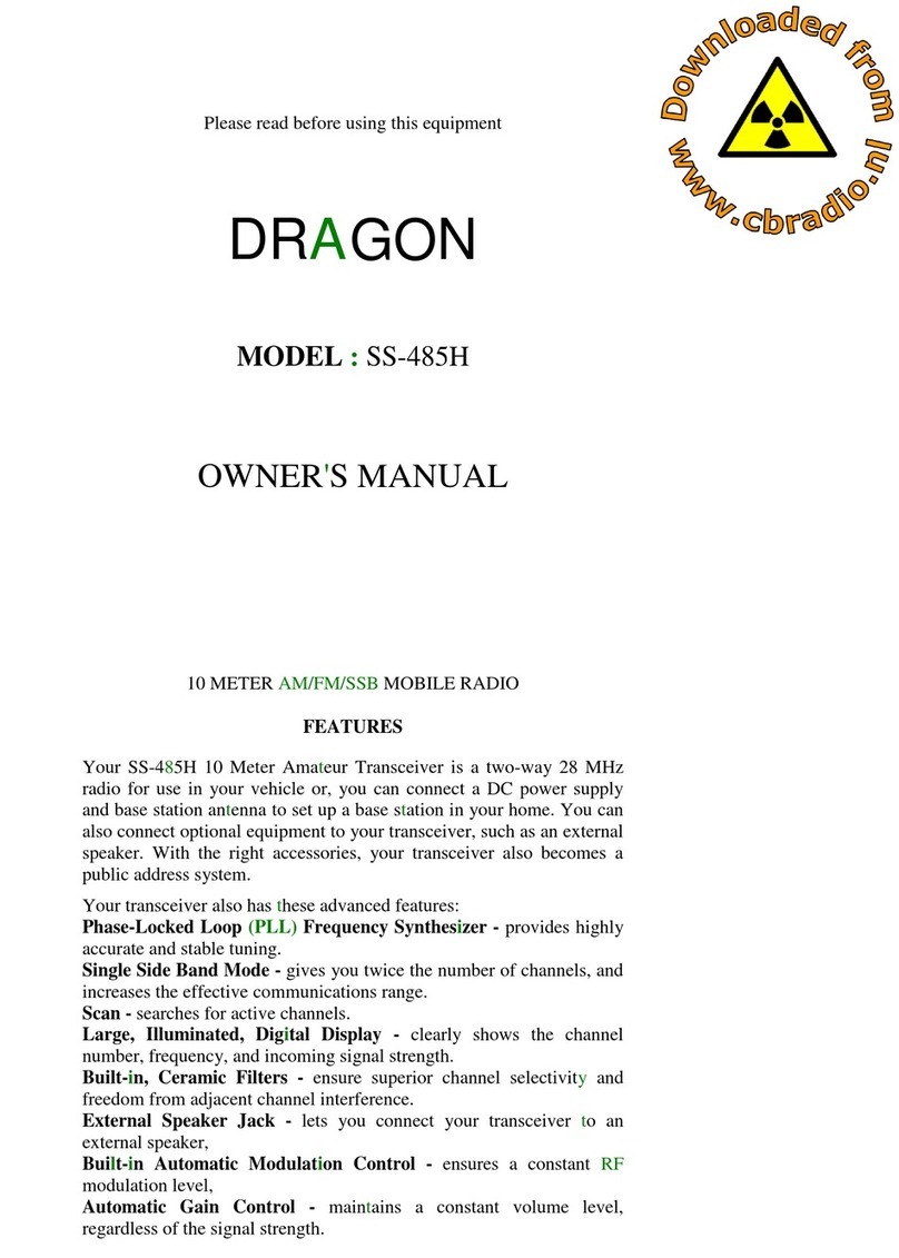 Dragon Wholesaling SS-485H owner's manual