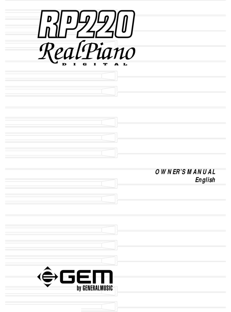 GEM RP220 User manual