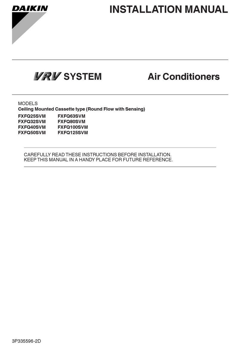 Daikin FXFQ25SVM User manual
