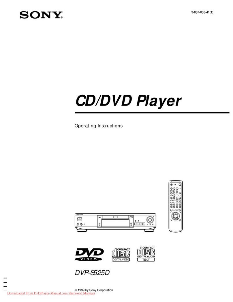 Sony DVP-S525D User manual