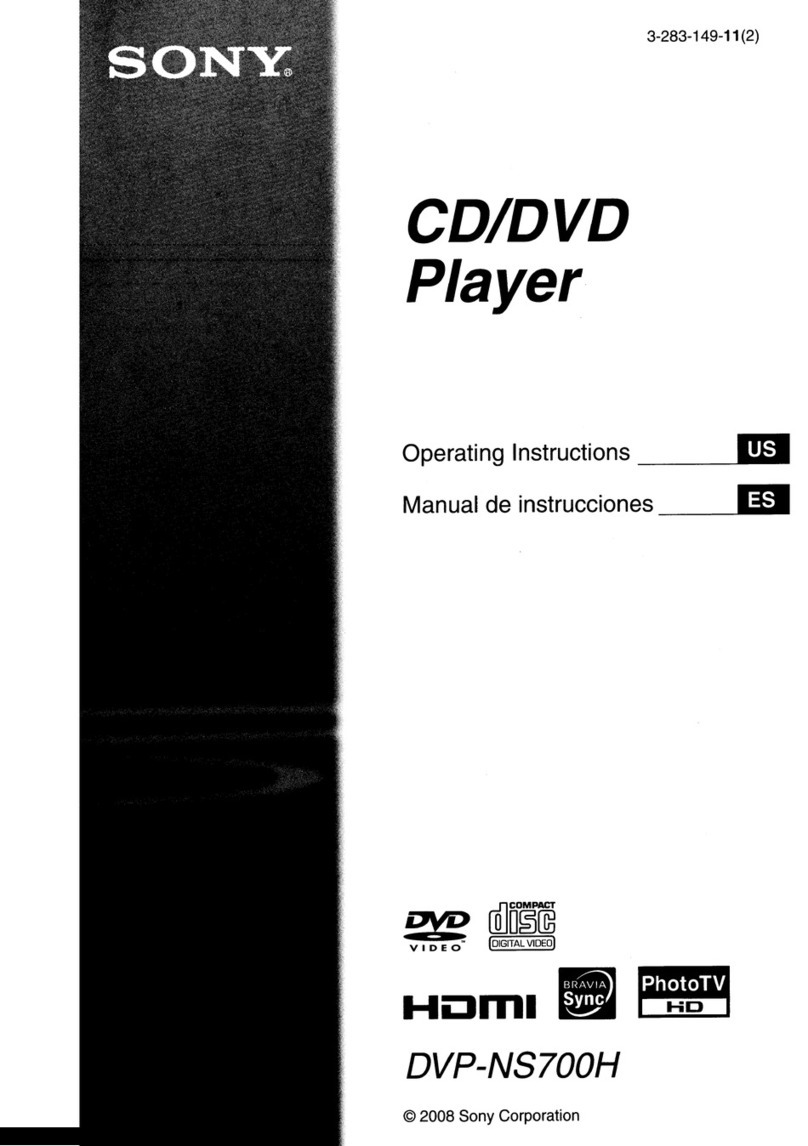 Sony DVP-NS700H User manual