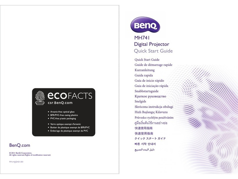 BenQ MH74I User manual