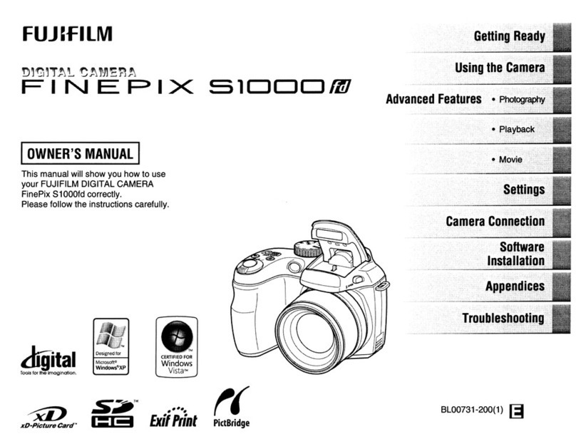 FujiFilm FinePix S1000fd User manual