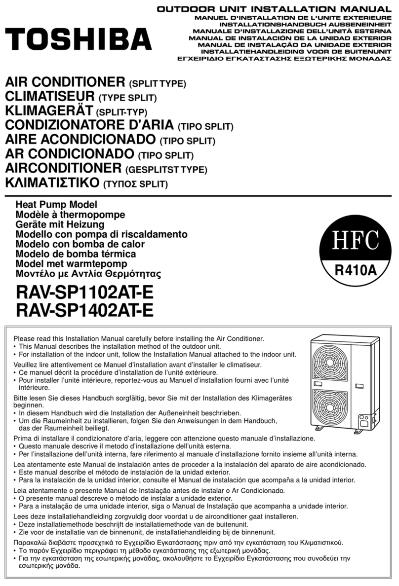 Toshiba RAV-SP1102AT-E User manual