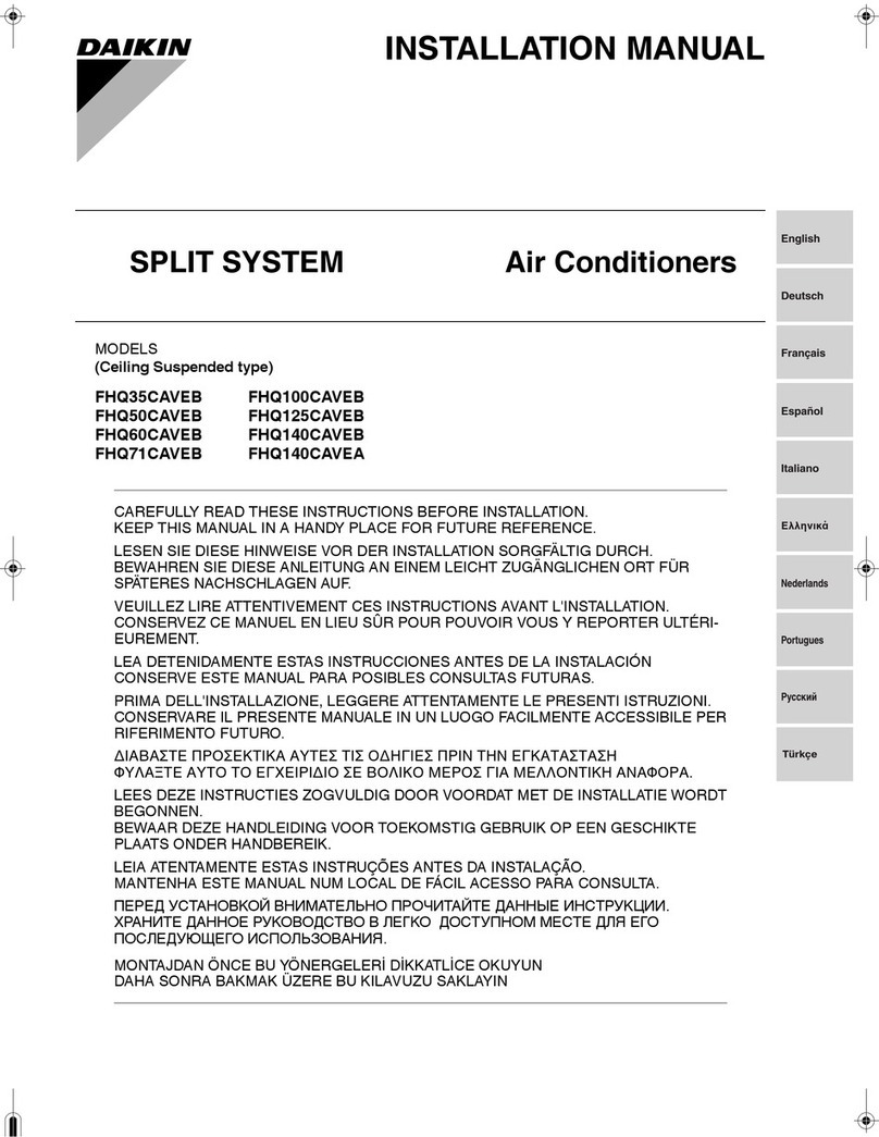Daikin FHQ35CAVEB User manual