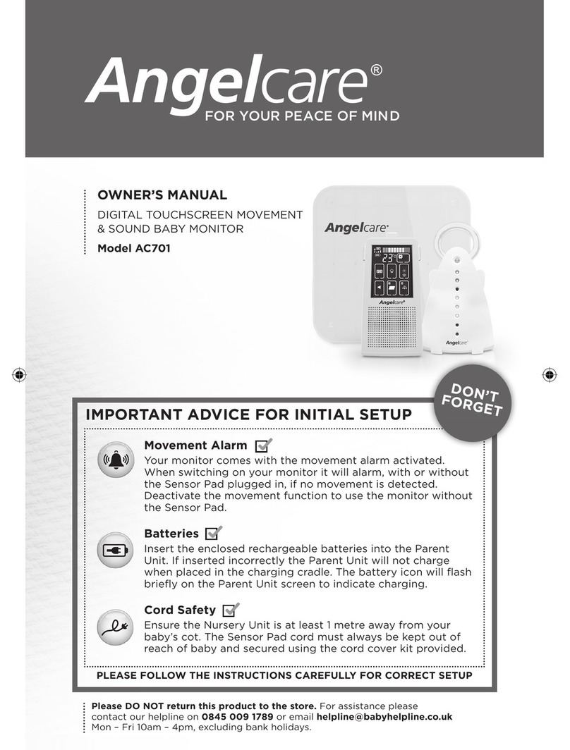 Angelcare AC701 owner's manual