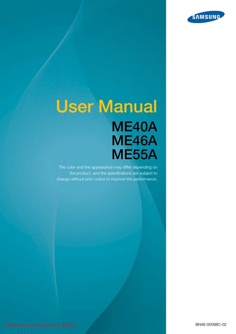 Samsung SyncMaster ME40A User manual