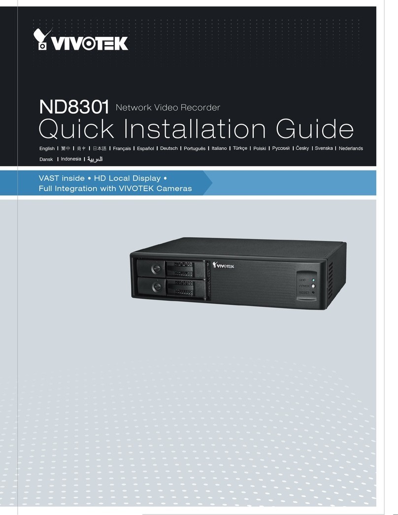 Vivotek ND8301 User manual