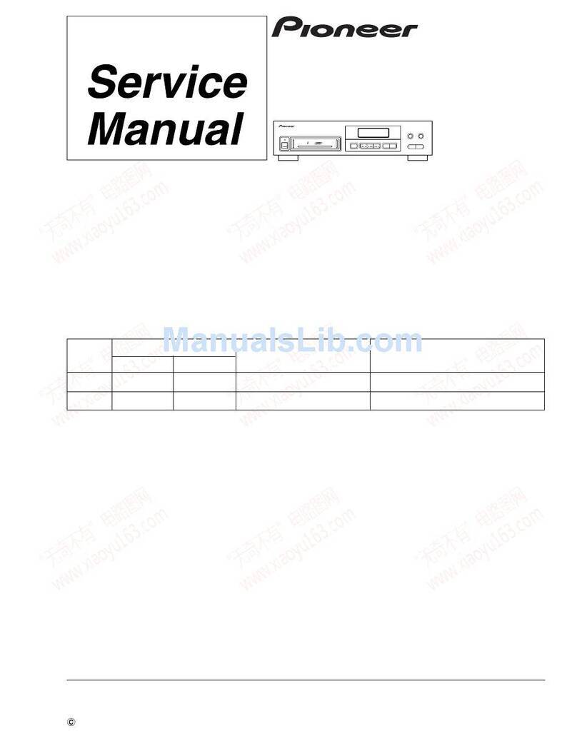 Pioneer PD-M427 User manual Pioneer PD-M427 User manual