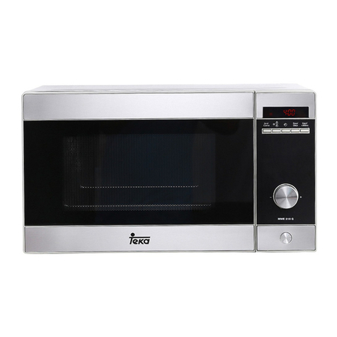 Teka MWE 210 G instruction manual
