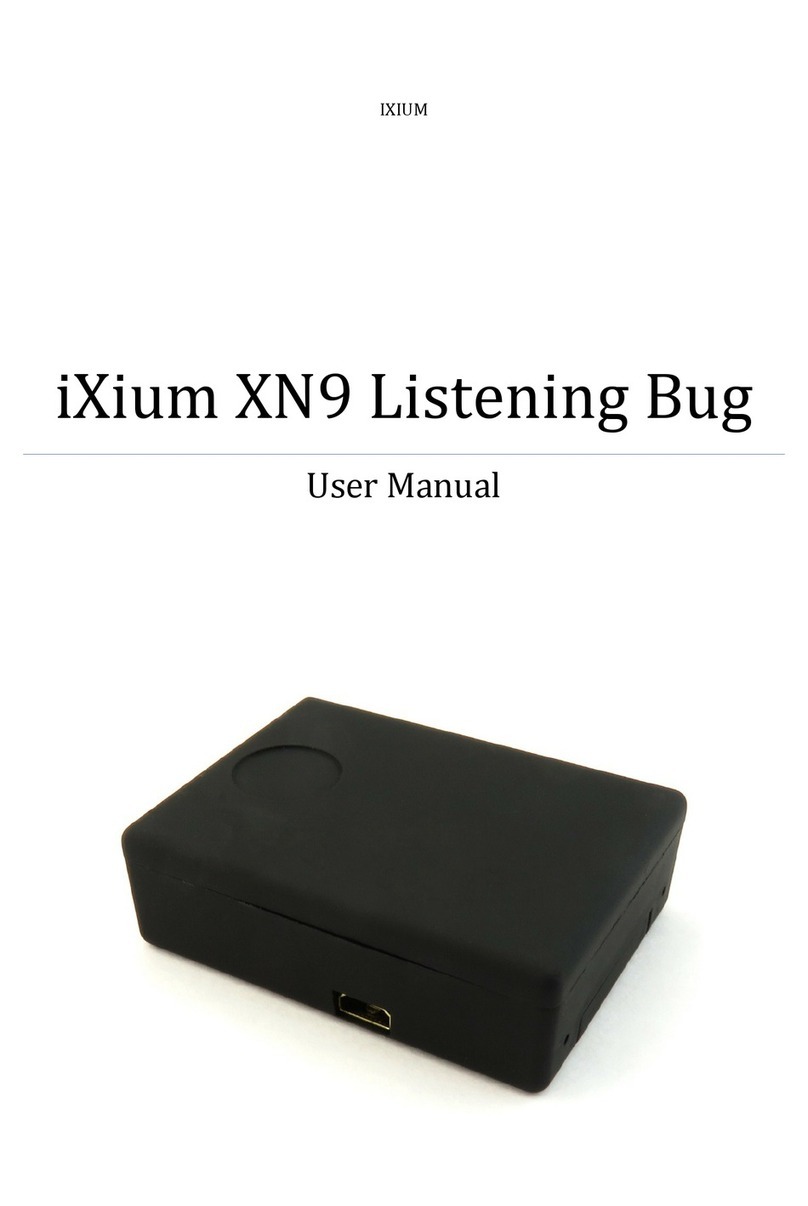IXIUM XN9 Listening Bug User manual