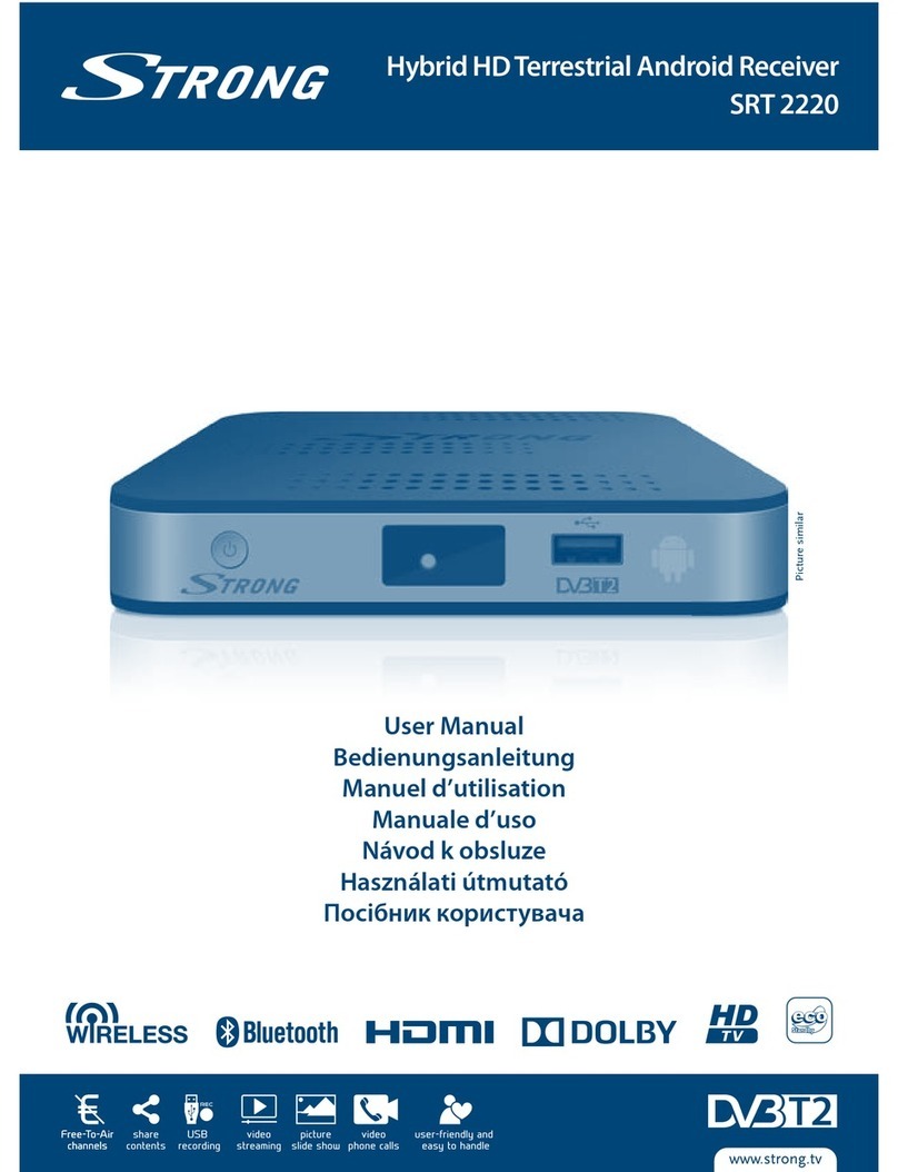 Strong SRT 2220 User manual