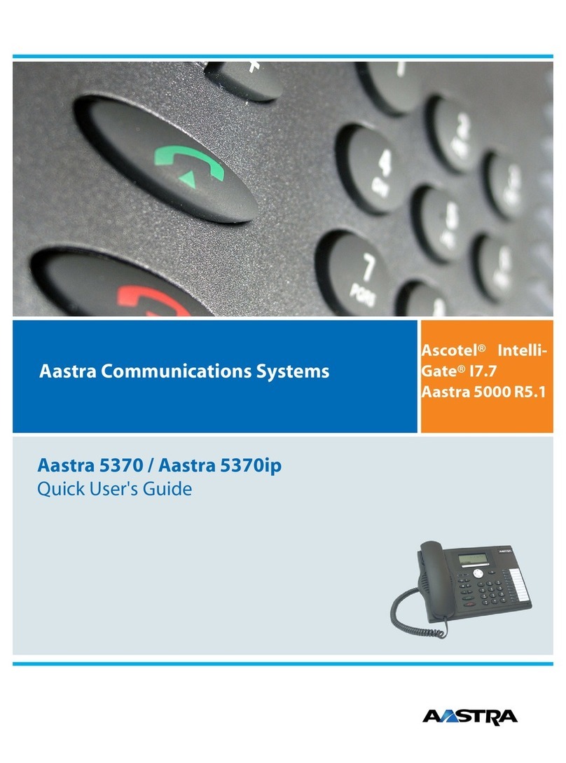 Aastra 5370 Instruction manual