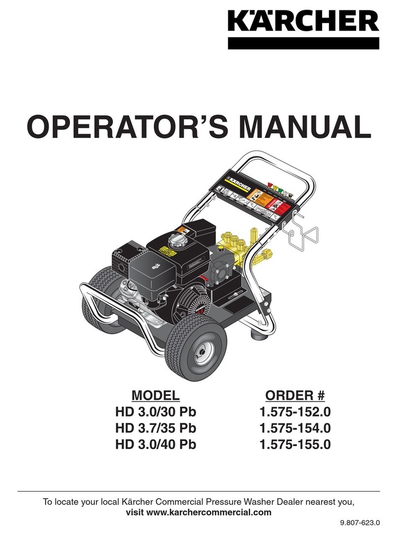 Kärcher HD 3.0/30 Pb Operator's manual Kärcher HD 3.0/30 Pb Operator's manual