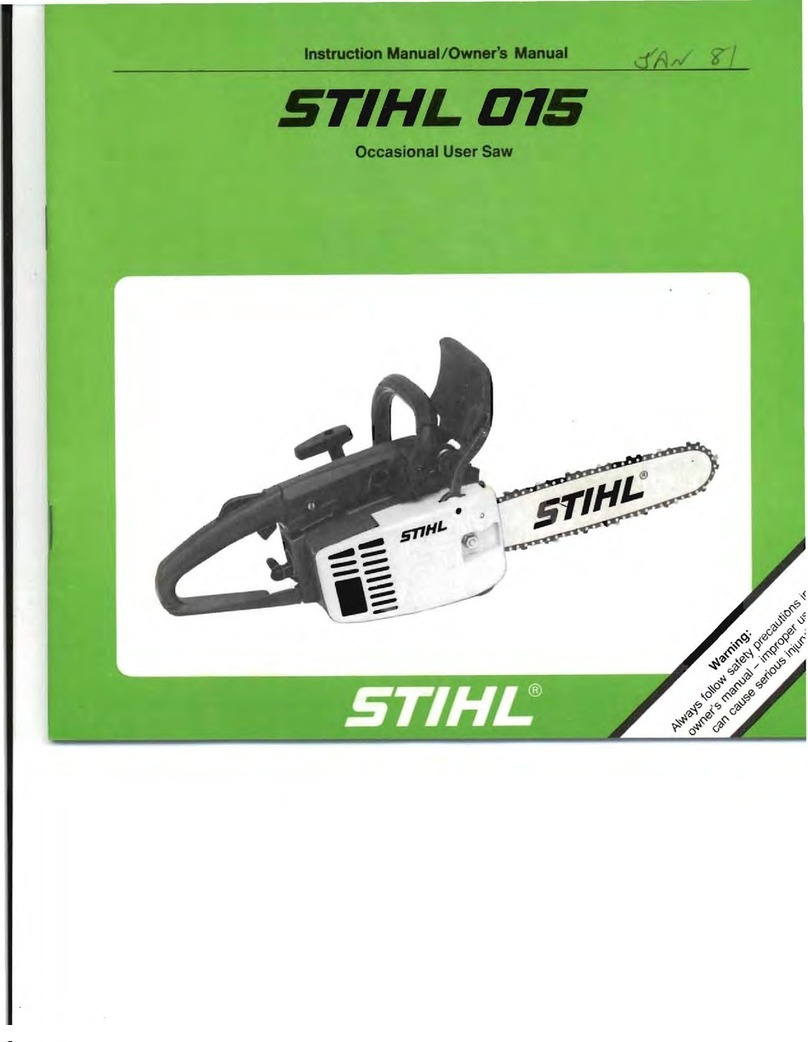Stihl 15 User manual
