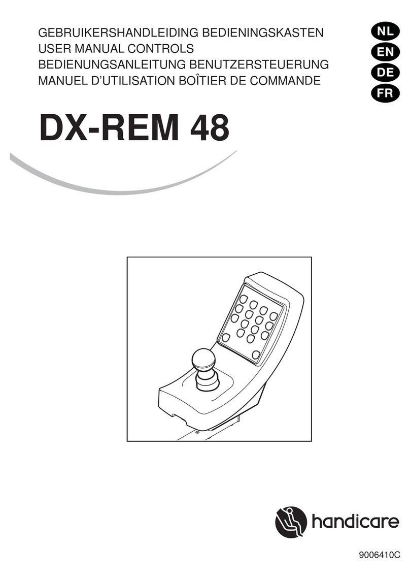 Handicare DX-REM 48 user manual