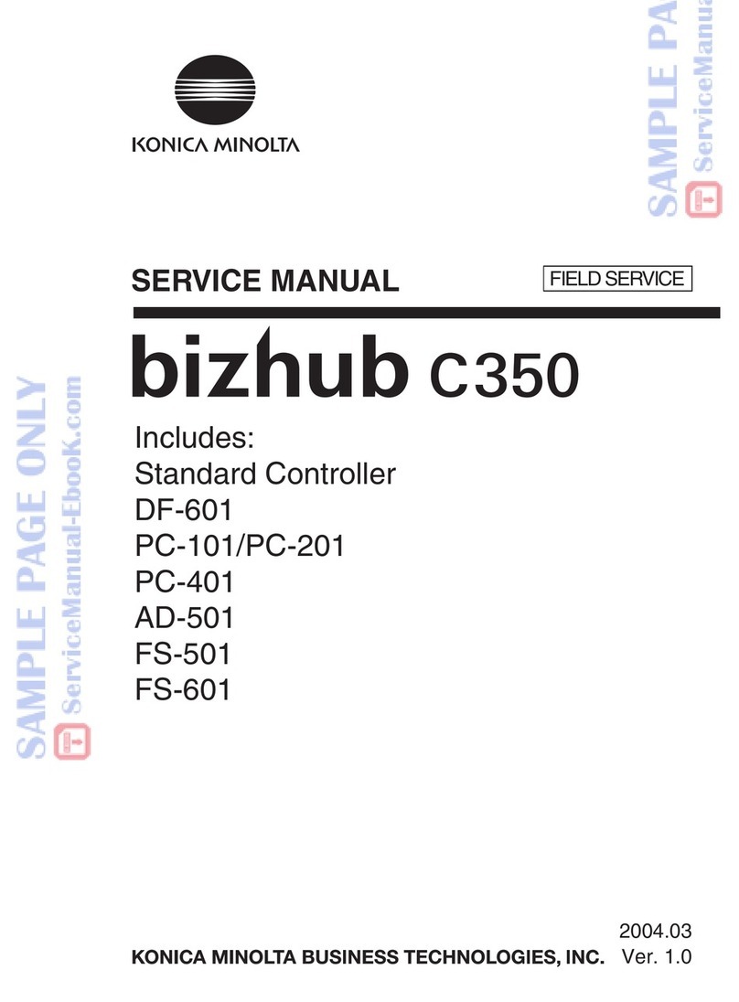 Konica Minolta bizhub C350 User manual