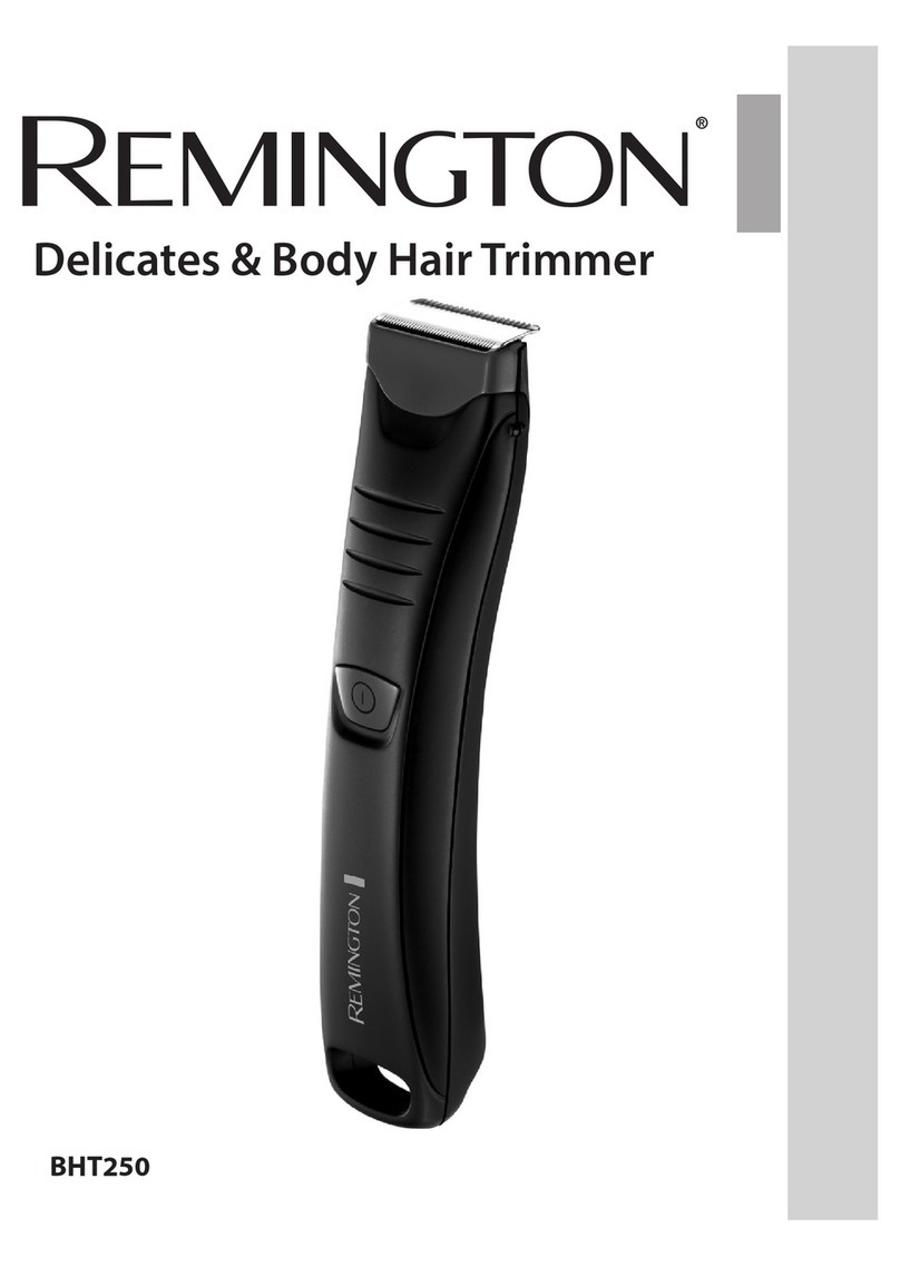 Remington BHT250 User manual