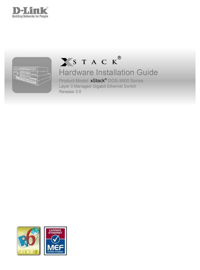 D-Link xStack DGS-3600 Series Manual