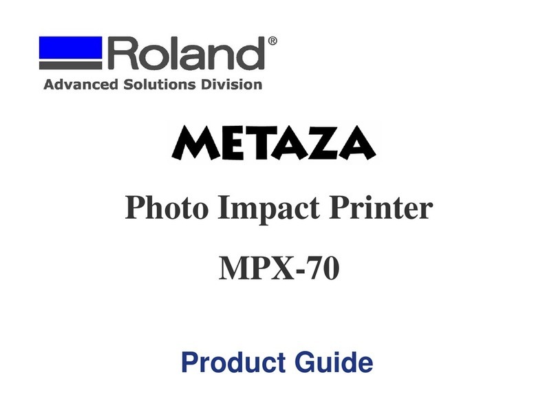 Roland METAZA MPX-70 User manual Roland METAZA MPX-70 User manual