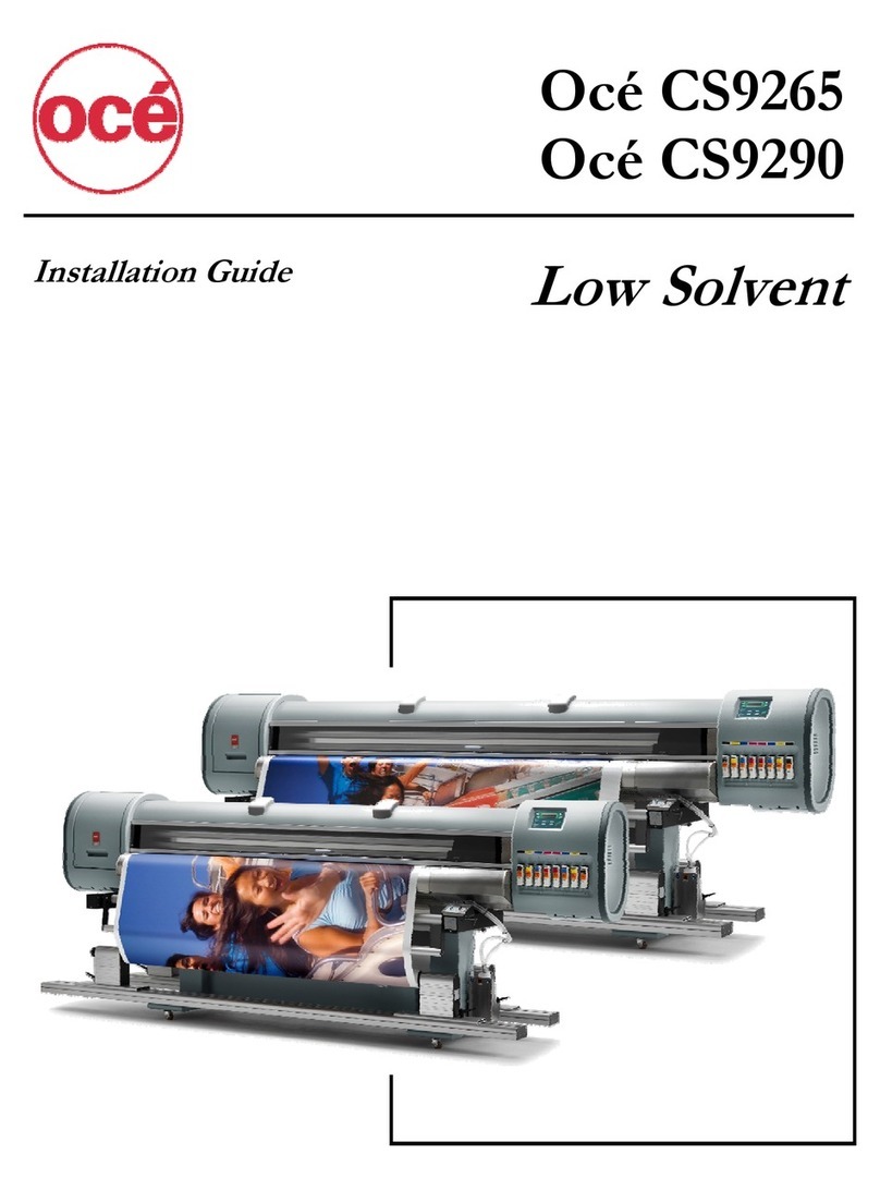 Oce CS9265 User manual Oce CS9265 User manual