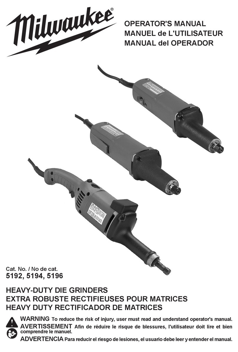 Milwaukee 5192 User manual