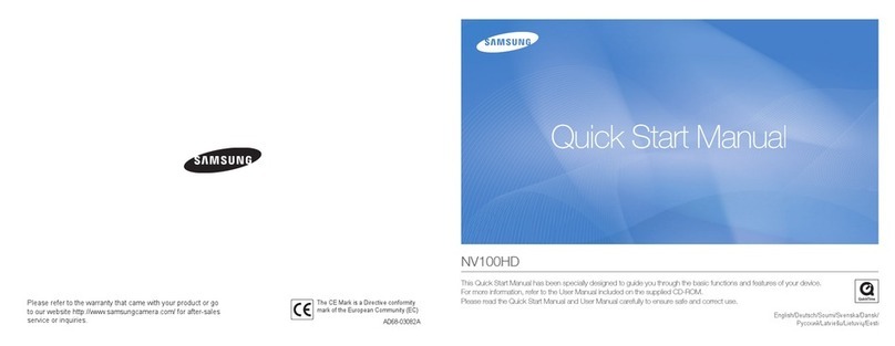 Samsung NV100HD Instruction manual
