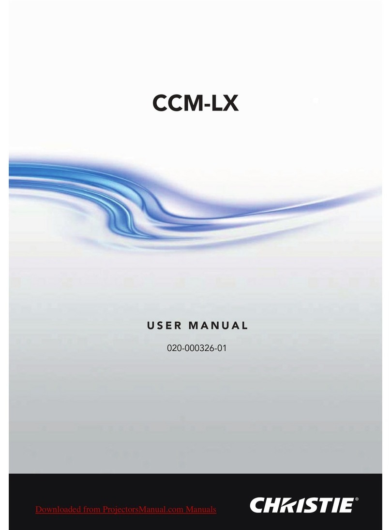 Christie CCM-LX user manual