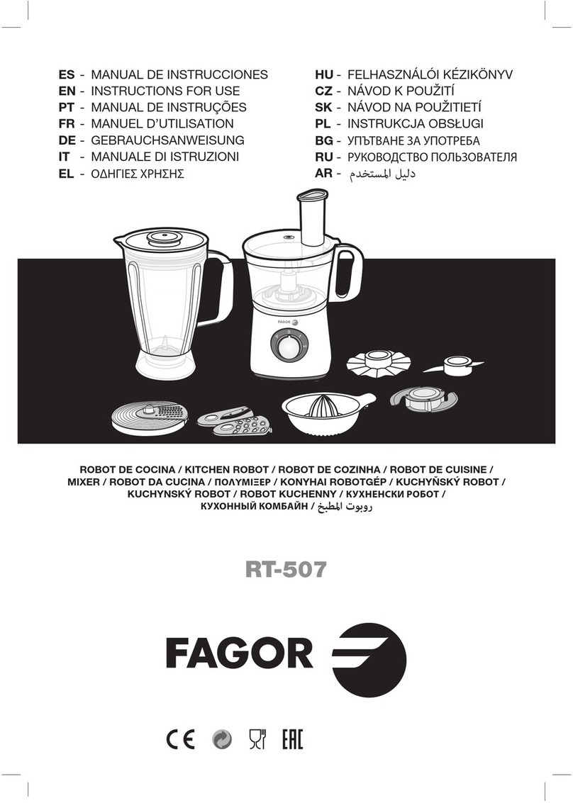 Fagor RT-507 Instructions for use