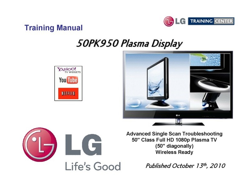 LG INFINIA 50PK950 Installation guide