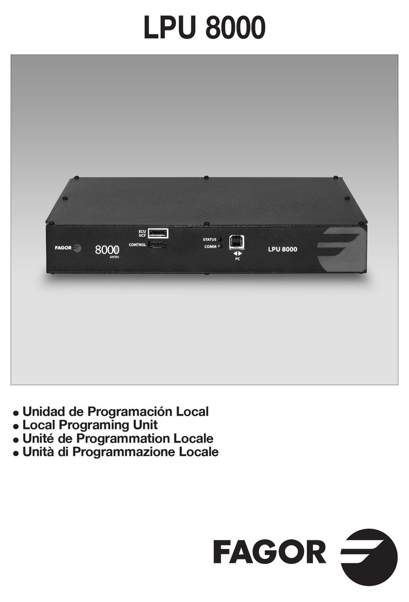 Fagor LPU 8000 user guide Fagor LPU 8000 user guide