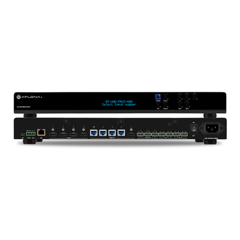 Atlona AT-UHD-PRO3-44M User manual