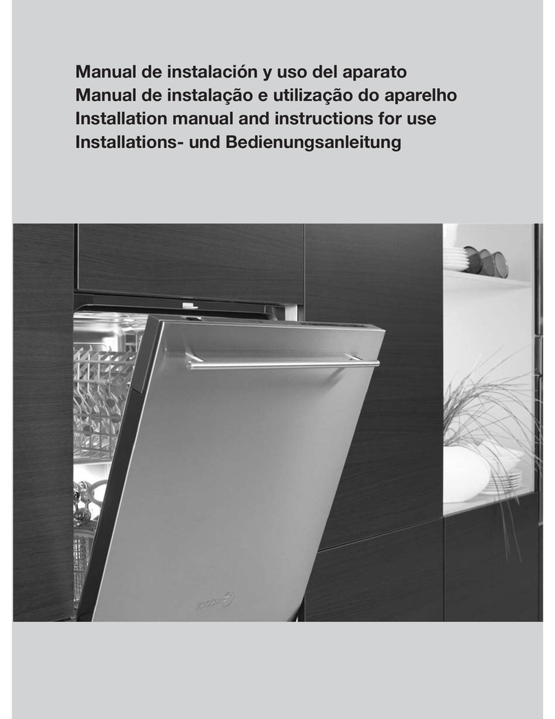 Fagor V28F013W3 Installation manual and instructions for use