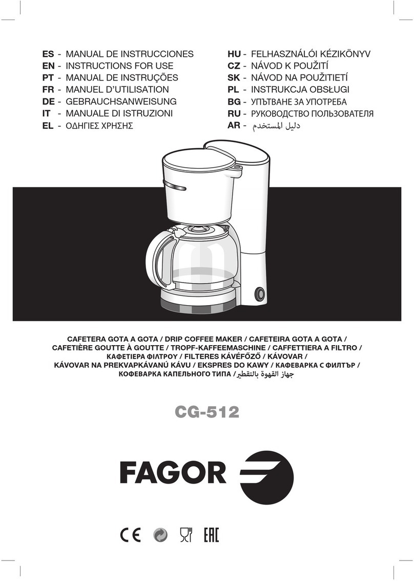 Fagor CG-512 Instructions for use