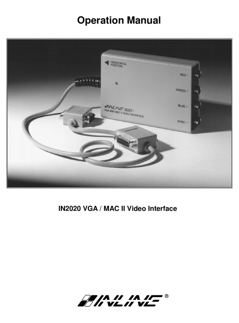Inline IN2020 Operation manual