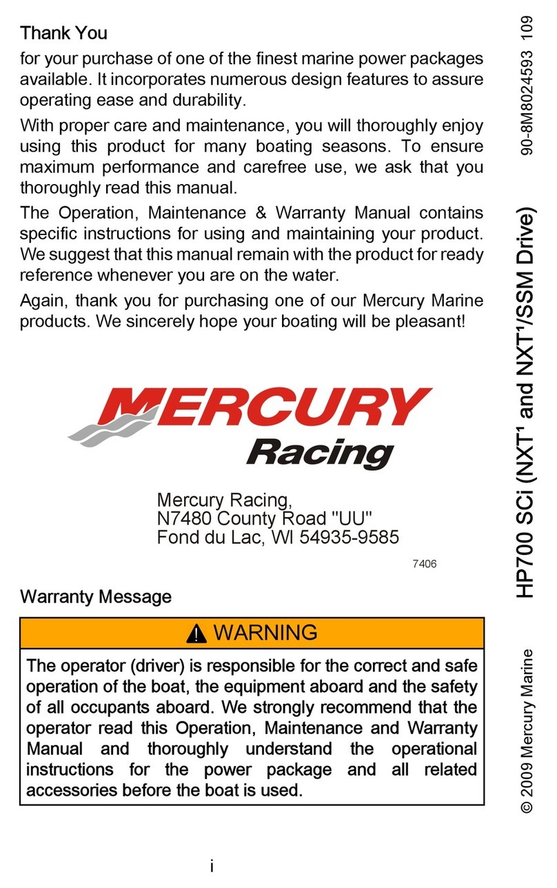 Mercury HP700 SCi manual