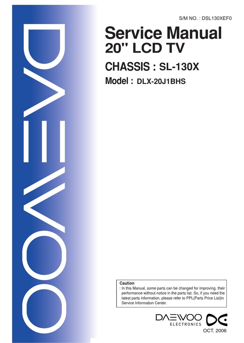 Daewoo DLX-20J1BHS Service manual