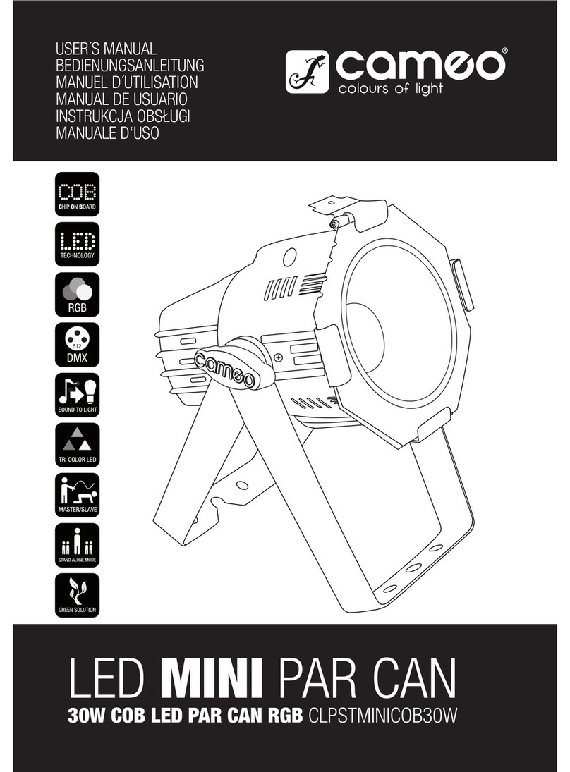 Cameo CLPSTMINICOB30W user manual